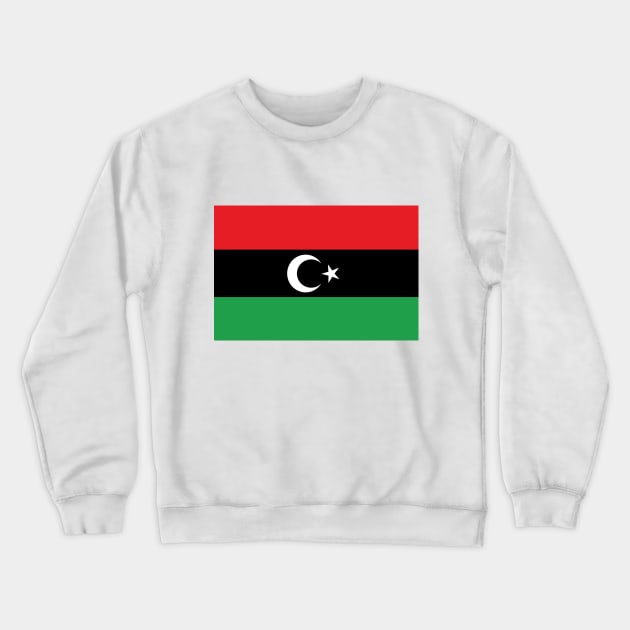 Libya Crewneck Sweatshirt by Wickedcartoons